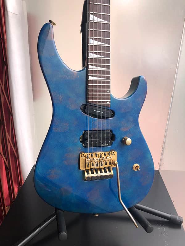 1992 MIJ Jackson Falcon Custom, 27 Frets, 24,75", Ancestor Of Caparison Horus, Original Hard Case image 1