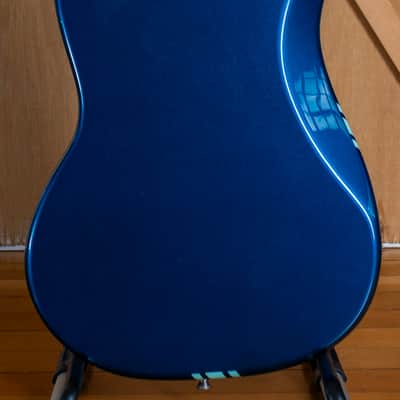 2002 Fender Japan Mustang MG69 Competition Blue "Teen Spirit" offset guitar - cool CIJ! image 8