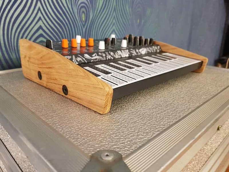 Recessed Solid Oak stand for the Arturia Microfreak Synth image 1