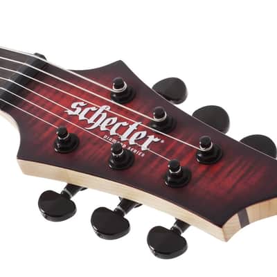 Schecter Sunset-6 Extreme Scarlet Burst image 12