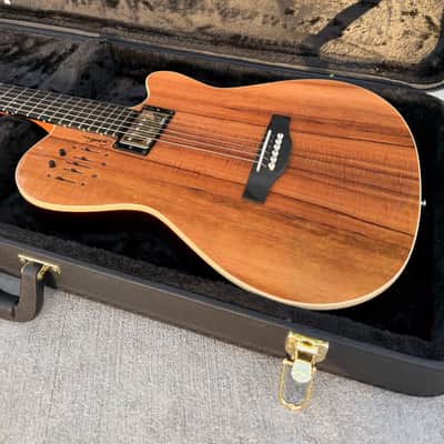 Godin A6 Ultra Koa HG Limited Edition Semi-Hollow 2010s - High-Gloss Natural image 2