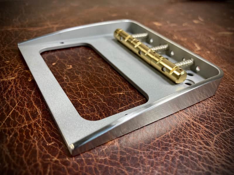 Van Dyke-Harms Telecaster Filtertron Bridge and Compensated Saddle Set 2024 - Stainless Steel image 1