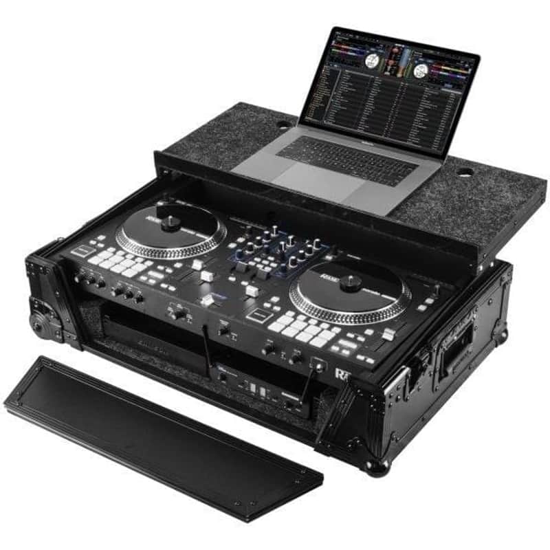 Odyssey FZGSRANEONEW1BL Flight Case for Rane One, Black, with Corner Wheels image 1