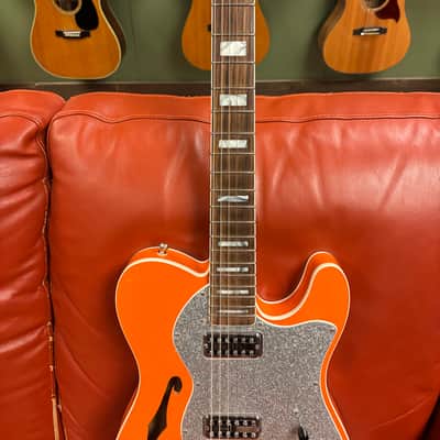 Fender Limited Edition Parallel Universe Series Deluxe Thinline Super Telecaster Orange image 8