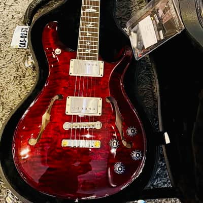 WOW! PRS McCarty 594 Hollowbody II - Fire Red Burst (Wraparound Finish) - FREE Shipping image 3
