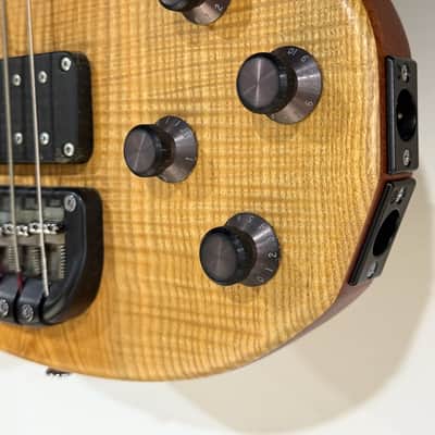 Wal Mk. II 5 string Bass 1990 stunning figured Olive Ash 1 of a kind & ready for your collection ! image 10