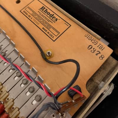 Fender Rhodes Mark I Stage Piano 88-Key Electric Piano 1972 - 1974 - Black Rounded Top image 8