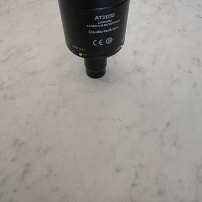 Audio-Technica AT2035 Large Diaphragm Cardioid Condenser Microphone 2010s - Black image 4