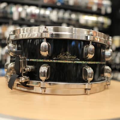 Pre-Owned Tama Limited Edition Starclassic Bubinga Exotix 6x14" (1 of 50) Snare Drum - Midnight Storm Sapele image 2