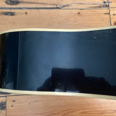 Eko E 20 Ranger VI 1970s Acoustic Guitar Body Good Condition Black image 11