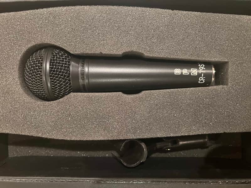 BPM-Sudiotechnik CR-79ST Conderser Microphone CR-79ST 1990 - Black image 1