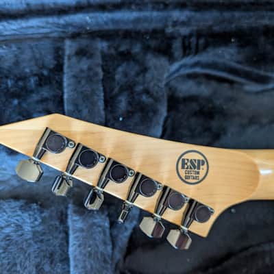 ESP Standard M-II Deluxe with Maple Fretboard 1994 - 1995 - Black image 7