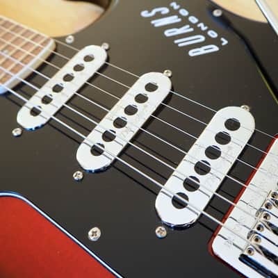 Burns London Bison 62 Vintage Reissue Electric Guitar Tri-Sonic Near Mint w/ ohsc image 7
