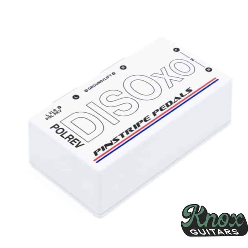 Pinstripe Pedals DISOxo POLREV – Dual Line Isolator with XLR Polarity Reverse - White image 1