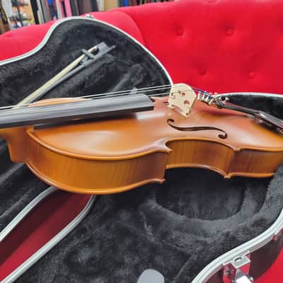 Bucharest 16" Viola Outfit with Casr and Bow model 31055H - Violin burst image 10