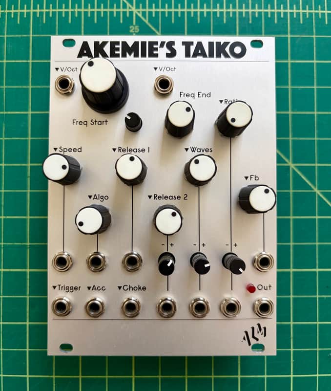 ALM/Busy Circuits ALM015 Akemie's Taiko Drum Voice Eurorack Synth Module 2021 - Present - Silver image 1