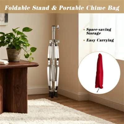 36-Bar Mark Tree Wind Chimes w/ Adjustable Tripod Stand – Percussion Chime Set for Orchestra, Studio & Worship image 5