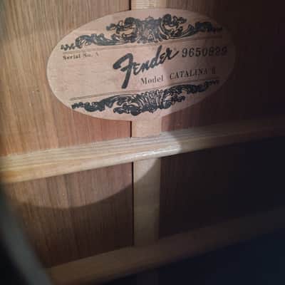 Acoustic Fender Catalina II image 4