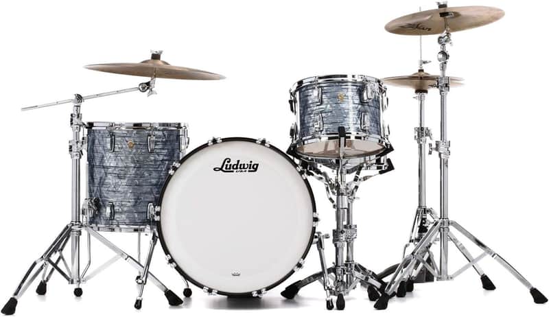 Ludwig Classic Maple Fab 22 Shell Pack - Sky Blue Pearl (L84233AX52WC) image 1