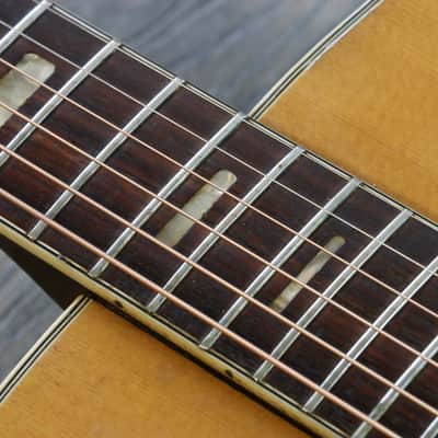 Vintage! 70’s MIJ Epiphone 6830 Acoustic/ Electric Natural Kalamazoo + Case image 11
