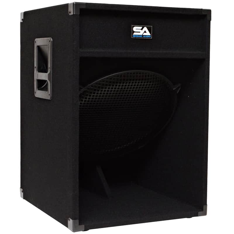 Seismic Audio SAP-18S Passive 1x18" 500w Down-Firing Subwoofer Speaker Cab image 1