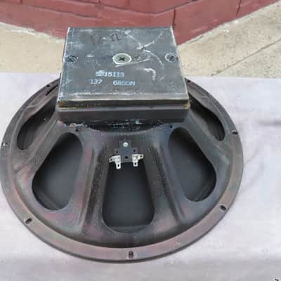 CTS 1968 ALNICO 15" SPEAKER SQUARE MAGNET 16 ohm RARE! image 2