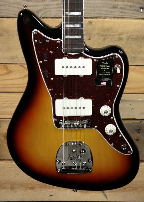 Fender American Vintage II 1966 Jazzmaster Electric Guitar 3-Color Sunburst w/ Case "Mint Condition" image 1