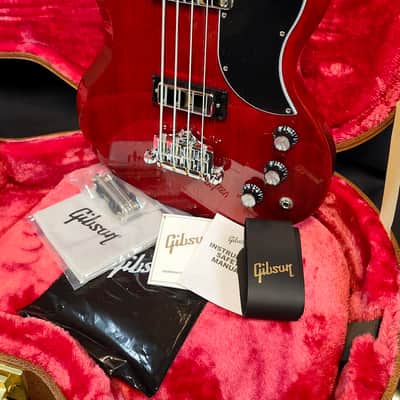 Gibson SG Standard Bass Guitar, Heritage Cherry W/Case image 1