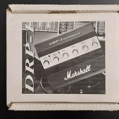 1994 - Boxed with Manual - Vintage Marshall DRP-1 1990s - Black Gold image 11