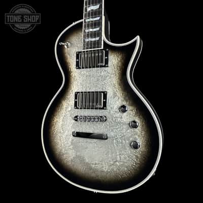ESP Original Series Eclipse Custom Silver Liquid Metal Burst w/case E8031252 image 3