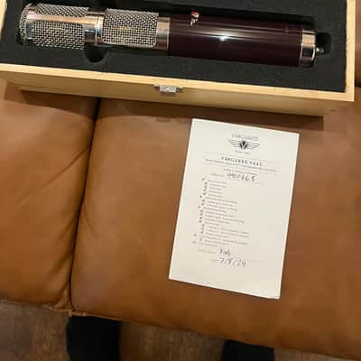 Vanguard Audio Labs V44S gen2 Large Diaphragm Multipattern Stereo Condenser Microphone 2021 - Present - Maroon image 2