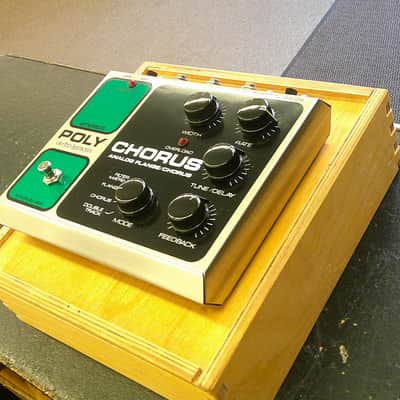 Electro-Harmonix Stereo Poly Chorus Reissue 1999 - 2010 - Black / Silver / Green image 3