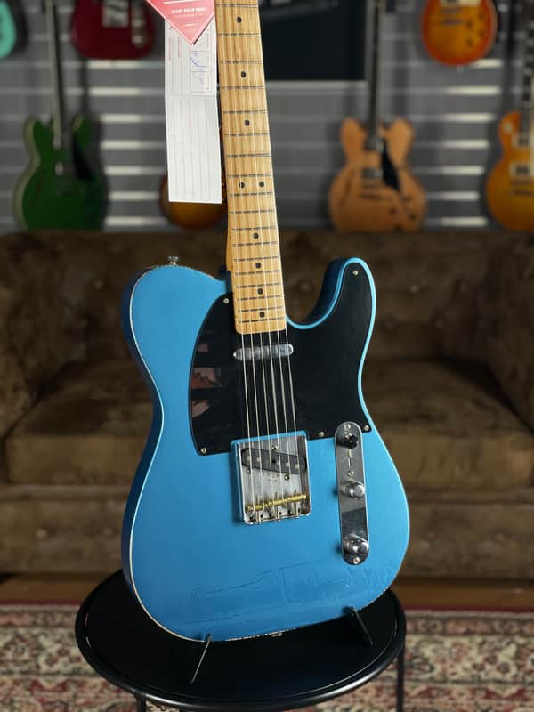 Fender Vintera Road Worn '50s Telecaster LPB Lake Placid Blue + 3,499 kg image 1