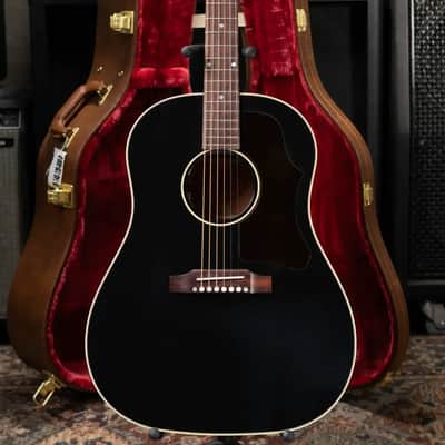 Gibson '50s J-45 Original Acoustic/Electric Guitar - Ebony with Hardshell Case image 14