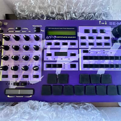 E-MU Systems MP-7 Command Station 128-Voice Synthesizer 2001 - Purple / Black image 8