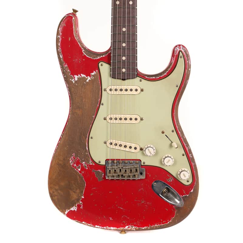Fender Custom Shop 1962 Roasted Stratocaster Ultimate Relic Torino Red Masterbuilt Greg Fessler image 1