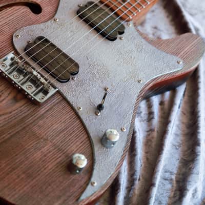 Build to order GB Liuteria Traditional Tele Semi Hollow Custom shop - grape marc image 13