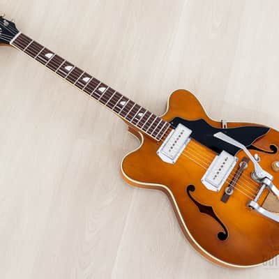1960s Kay Jazz II Old Kraftsman-Branded Vintage Hollowbody Electric Guitar w/ Kleenex Box, Case image 13