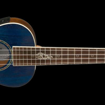Fender Dhani Harrison Ukulele Sapphire Blue with Gig Bag image 7