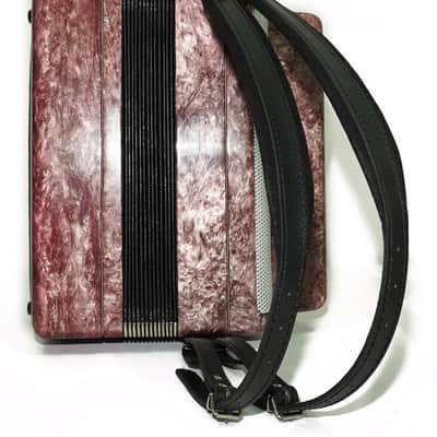 Russian Bayan Tulskiy, 3 Row Tula Chromatic Button Accordion, Vintage Music Box B System, New Straps and Soft Case, 2746 image 8