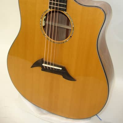 2007 Breedlove SD25 Custom Dreadnought Acoustic Electric Guitar, Natural w/ Case image 4