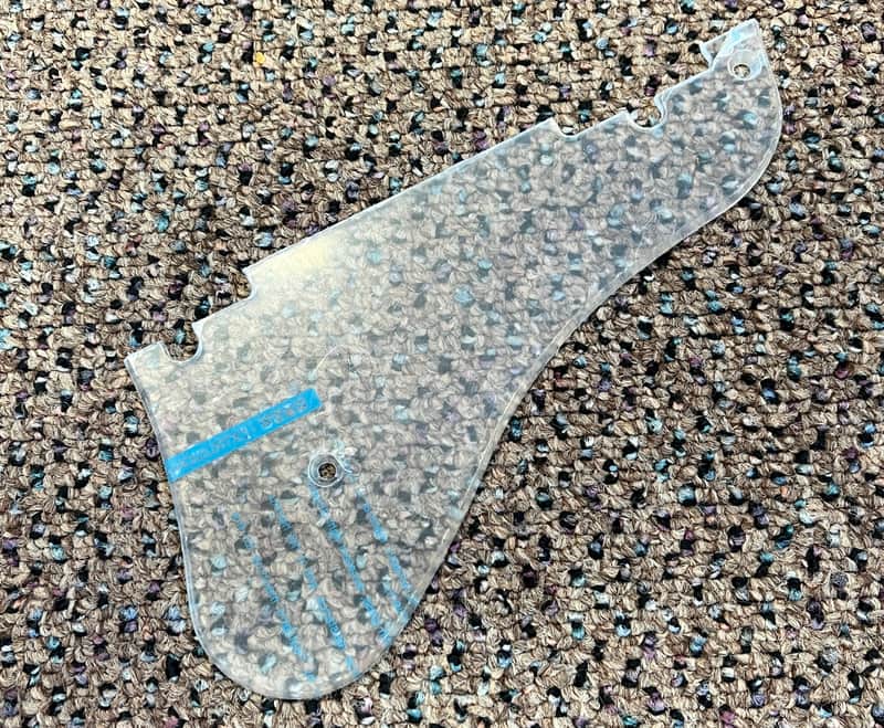 Unbranded Clear Pickguard hollowbody guitar image 1