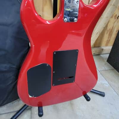 Vintage Kramer Pacer USA Made Circa 1982, Candy Apple Red, "Strat" Headstock w/Bag image 8
