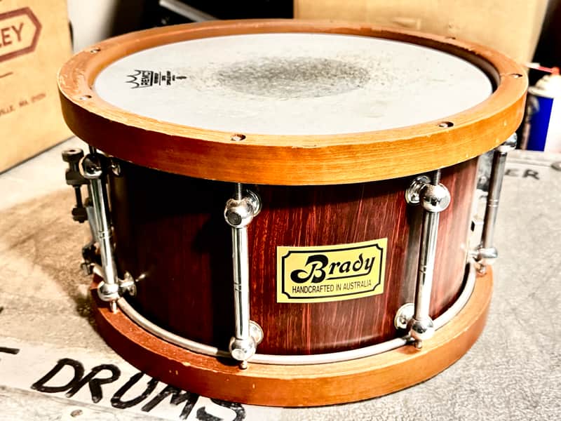 Brady 12 x 6 Jarrah stave snare 80s/90s image 1