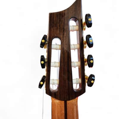 7-String Classical Nylon Guitar – Gayetana A77 | Full Scale 55mm Nut | Jazz / Latin / Extended Range - Cedar image 11