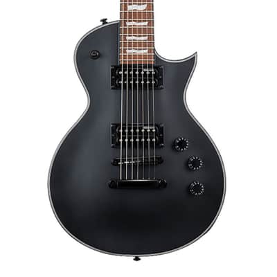 ESP LTD M-107 7-String Electric Guitar - Black | Reverb