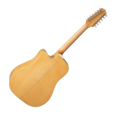 Takamine GD74CE-12U 12-String Acoustic-Electric Guitar w/Gig Bag, Natural image 2
