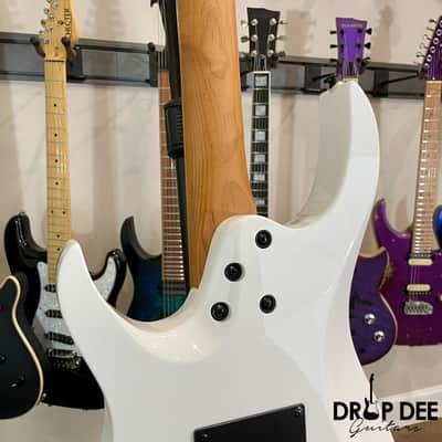 Balaguer Select Series Diablo Retro 27 FR Electric Guitar w/ Bag-Gloss Solid White image 13