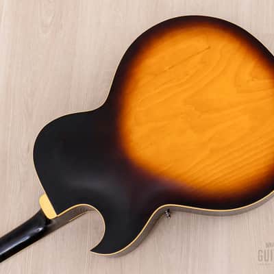1974 Greco S-55 Vintage Hollowbody Guitar ES-175-Spec Sunburst w