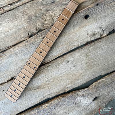 Guitar Mill S-Style Replacement Neck / 1 pc. Roasted Maple / Black Binding (#GIN-2520) image 10